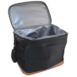 Coolix Lunch Cooler Bag Black Open
